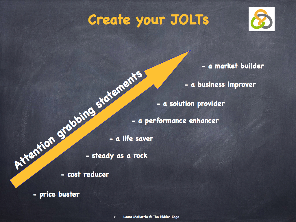 JOLT Pitching Plans – Laura McHarrie @ The Hidden Edge
